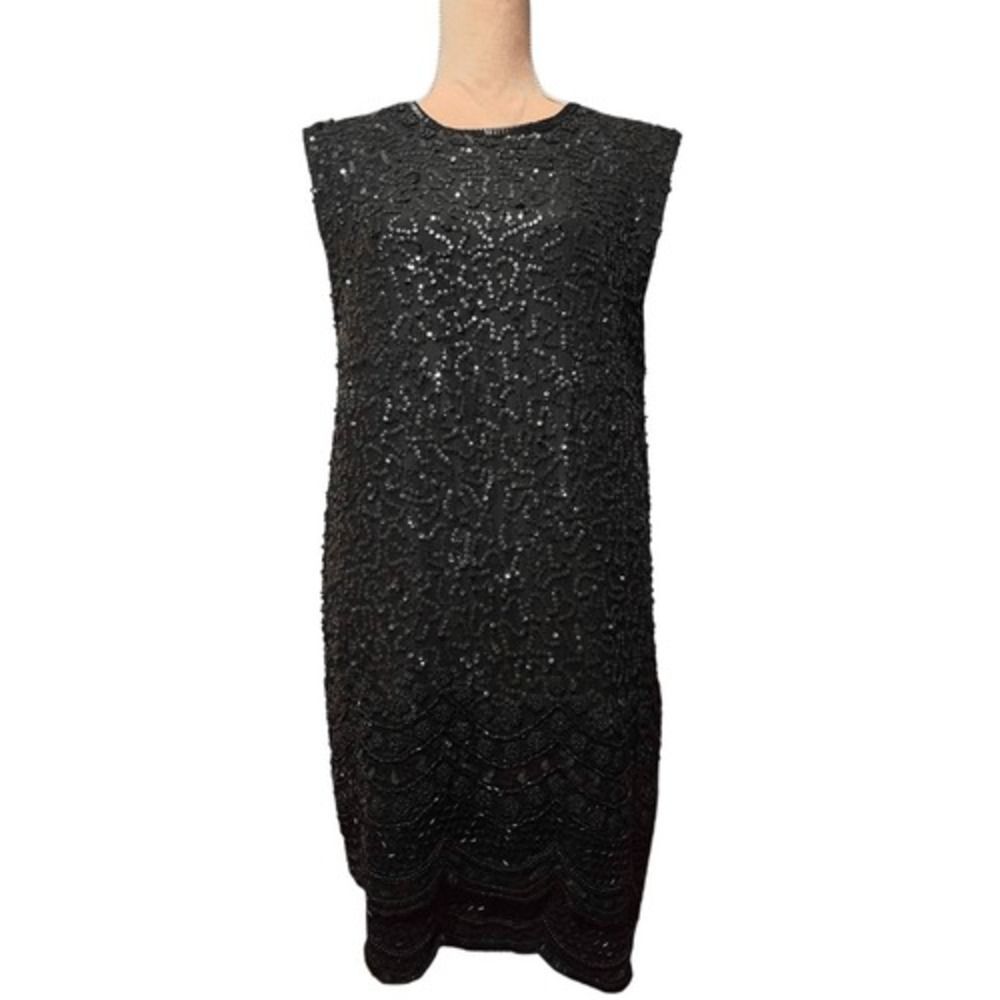 Vintage Hand Beaded Flapper Style Dress